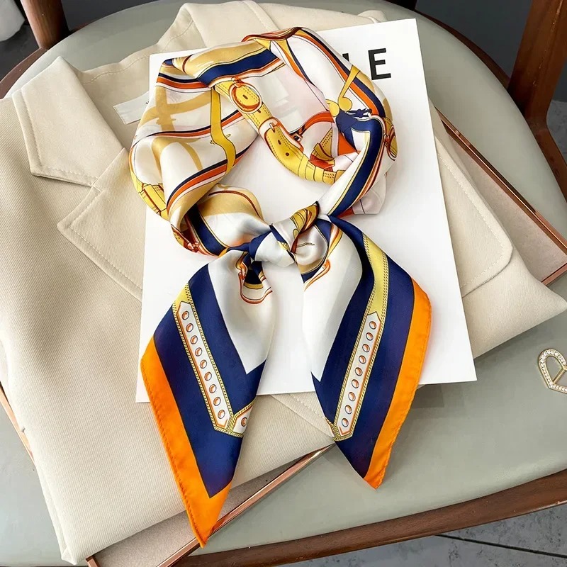 Luxury Bags Designer - Foulard Quadrato Sottile in Seta di