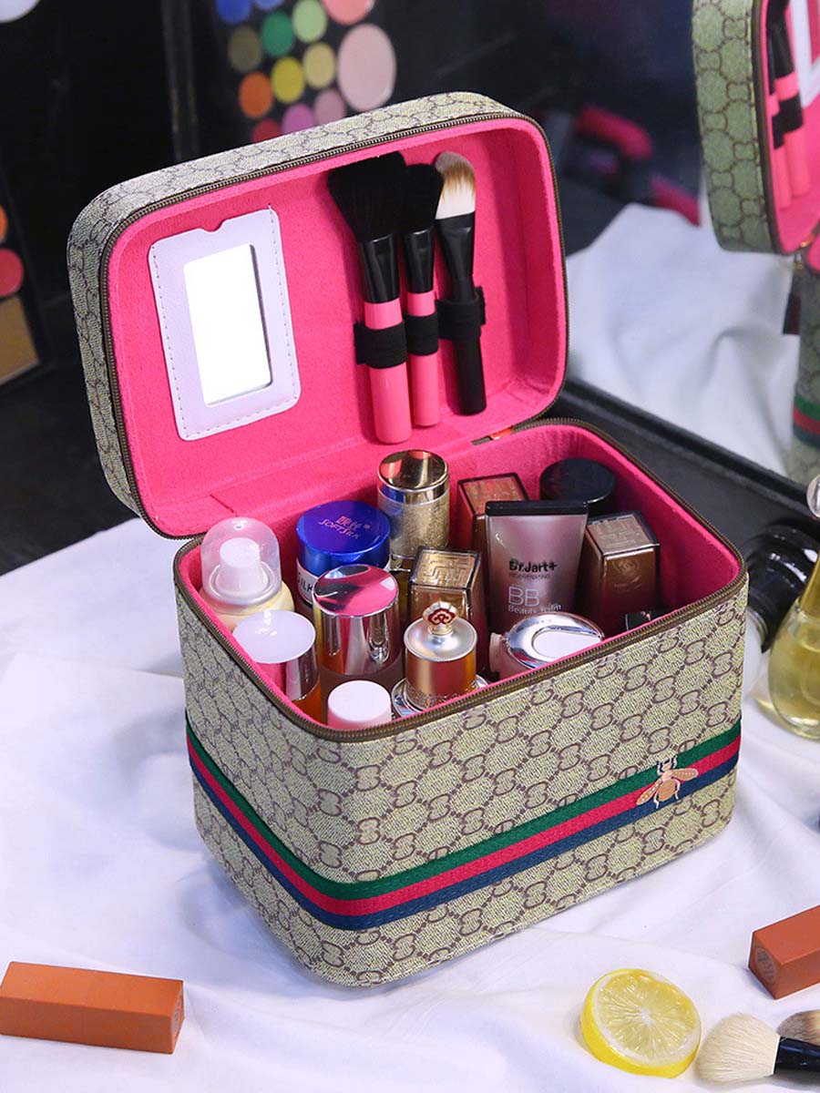 Luxury Bags Gucci - Custodia per cosmetici in pelle PU