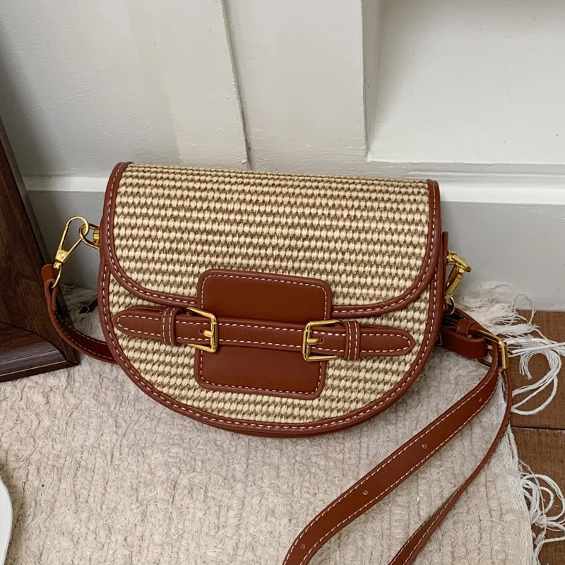 Luxury Bags Designer - Borse a tracolla mini in paglia