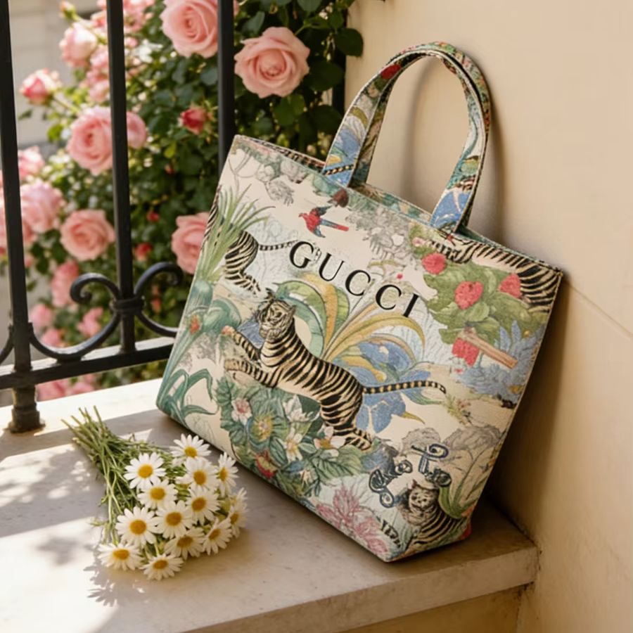 Borsa Gucci con stampa tigre,  - Luxury Bags Gucci recensione e prezzo