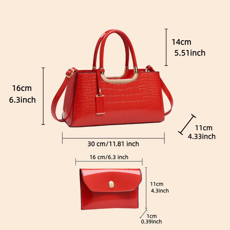Set di Borse da Donna, Borse a - Luxury Bags & Leather Repair Of Atlanta recensione e prezzo