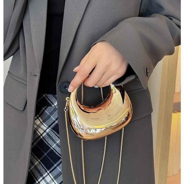 Mini Borsa da Sera Dorata, Poc - Luxury Bags Designer recensione e prezzo