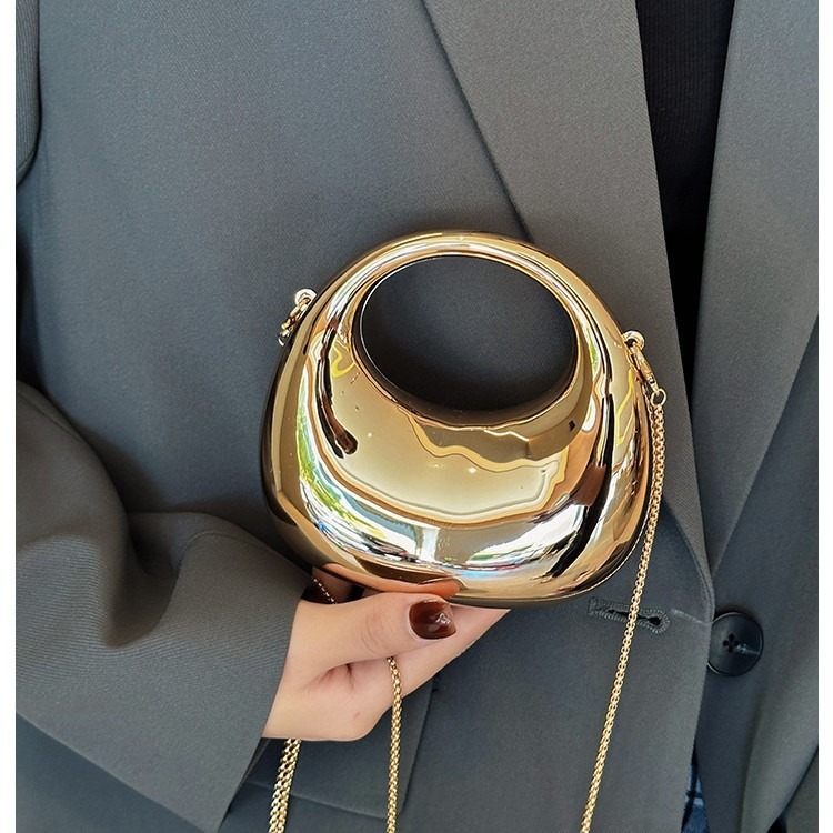 Mini Borsa da Sera Dorata, Poc - Luxury Bags Designer recensione e prezzo