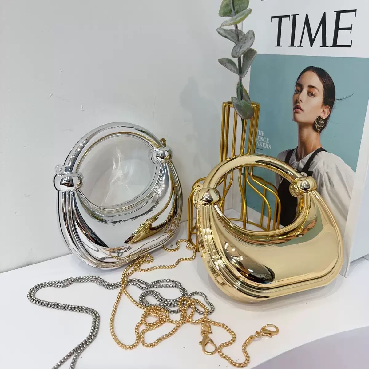 Mini borsa da sera dorata Bors - Luxury Bags Designer recensione e prezzo