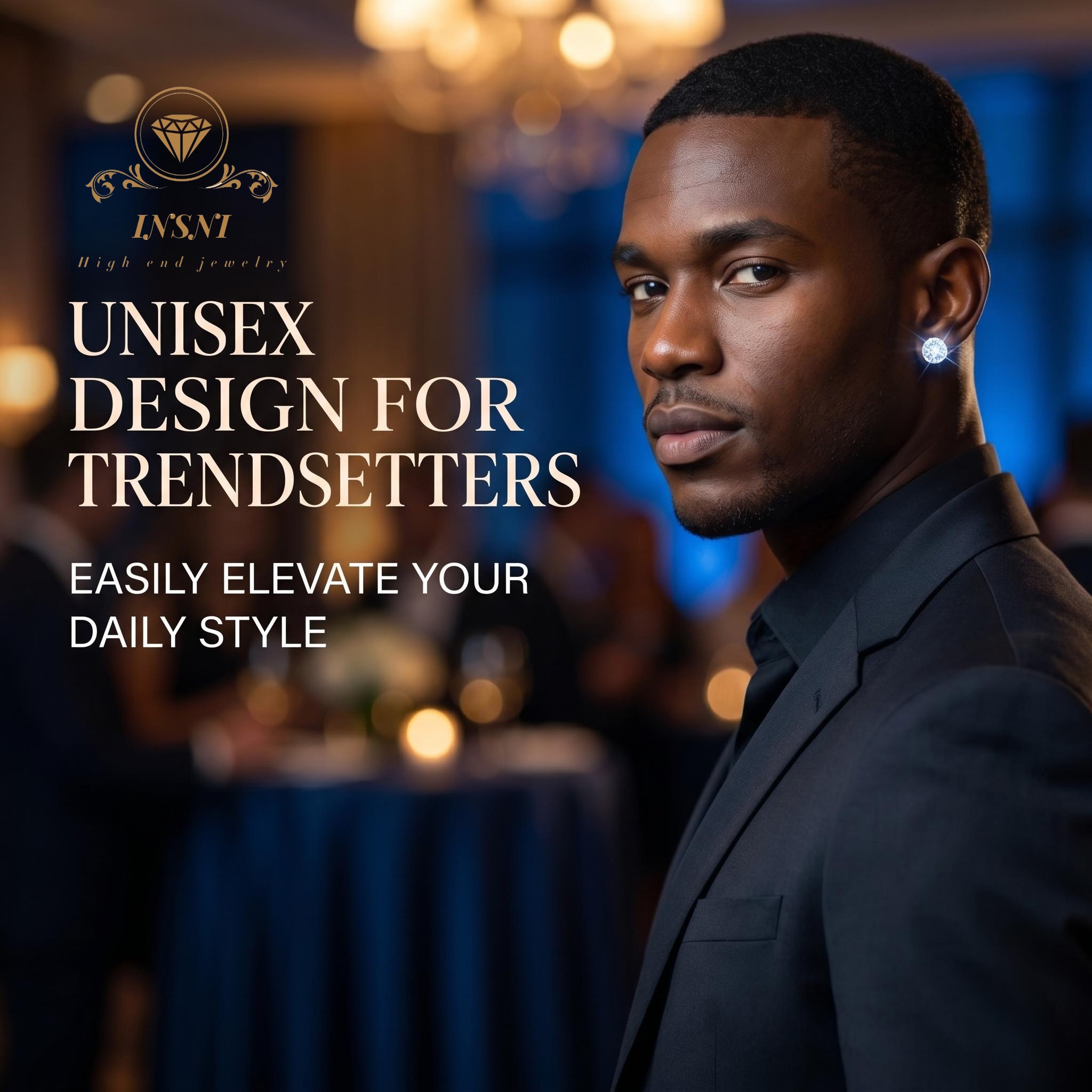 Orecchini a perno da uomo in a - Luxury Bags Dropshipping recensione e prezzo